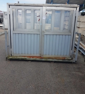 Doppelflügeltür, 1/2 Fenster